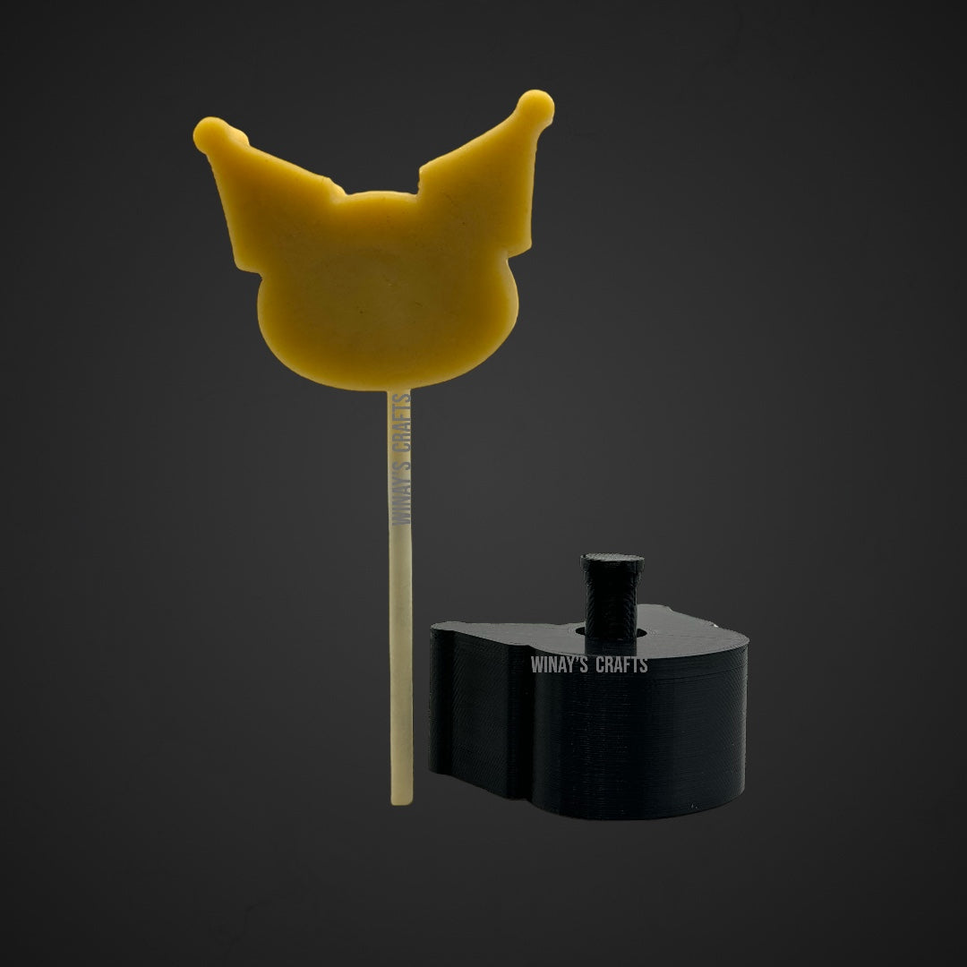 Cake Pop Mold/Plunger KAWAII PINK KITTY & Friends Bundle (Pink Kitty, Cinnamon Dog, PomPom Dog, Purple Rabbit, Black Badtz, Green Frog)