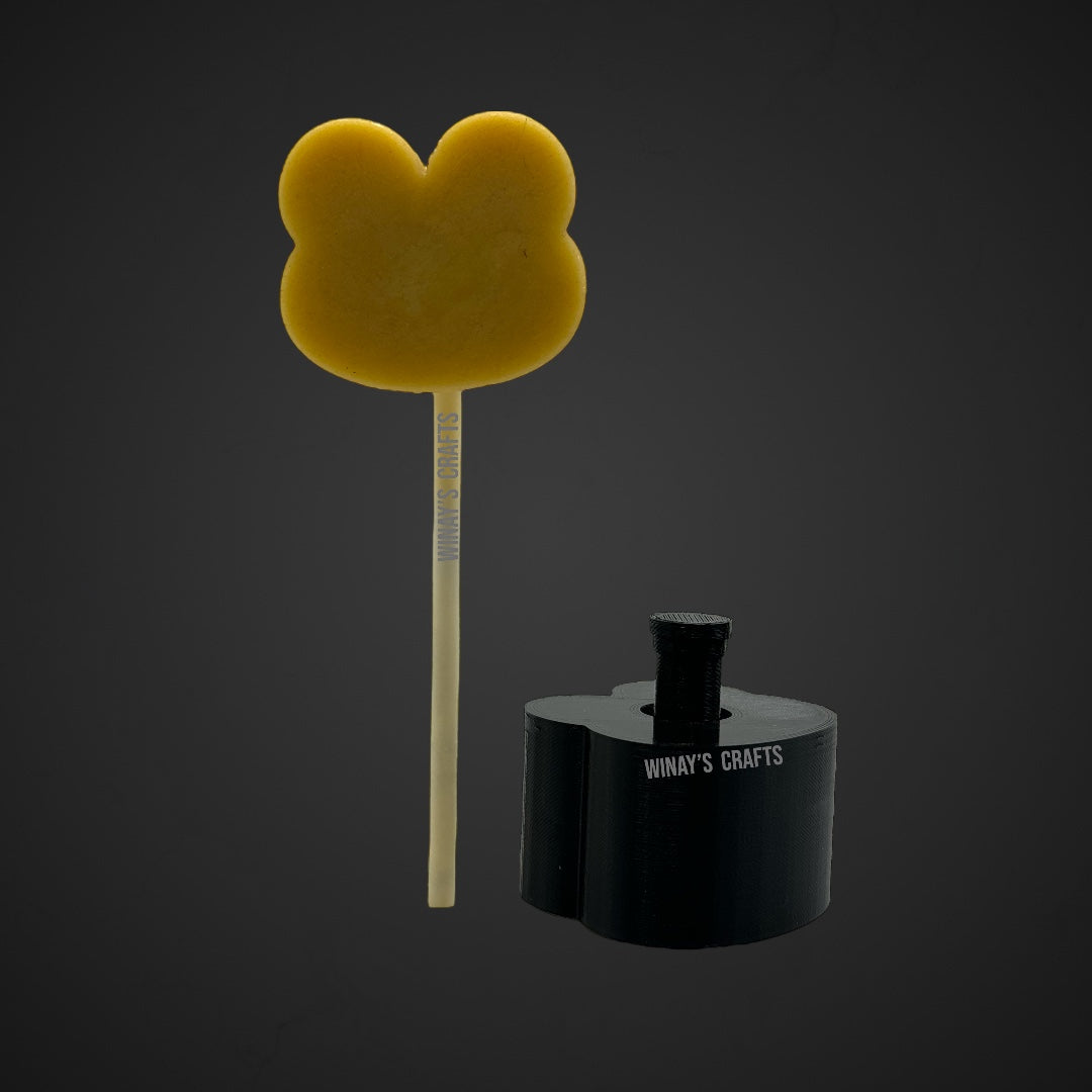 Cake Pop Mold/Plunger KAWAII PINK KITTY & Friends Bundle (Pink Kitty, Cinnamon Dog, PomPom Dog, Purple Rabbit, Black Badtz, Green Frog)