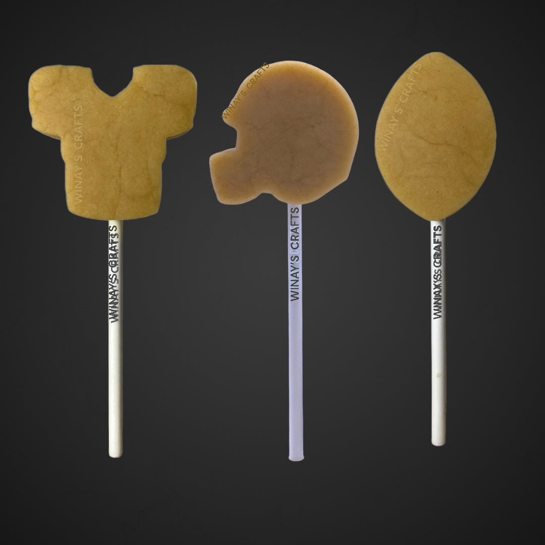 Cake Pop Mold / Plunger FOOTBALL BUNDLE (Football, Football Helmet, Football Jersey) - Made in USA