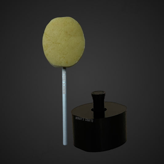 Cake Pop Mold / Plunger - COIN (Super Plumber Brothers Inspired) with Lollipop, Paper Straw or Popsicle Stick Guide Made in USA