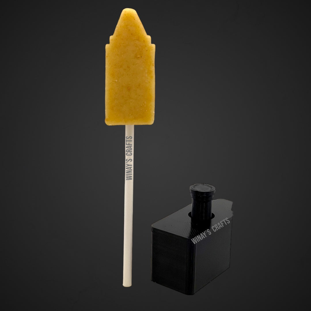 Cake Pop Mold / Plunger - Back to School Bundle (Alarm Clock, Apple, Backpack, School Bus Front & Side, Crayon (Taller), Pencil and Paint Palette Board) - Made in USA