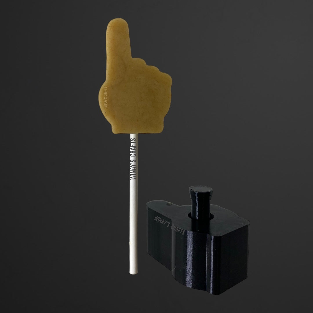 Foam Finger #1 - Cake Pop Mold / Plunger - Made in USA