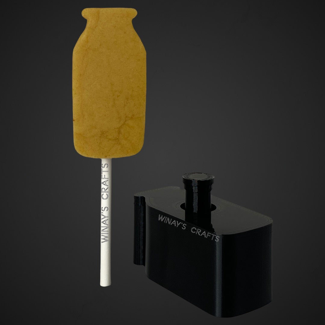 BUNDLE 5 (Milk Jar, Candy Cane, Carrot and Round) - Cake Pop Mold / Plunger - Made in USA