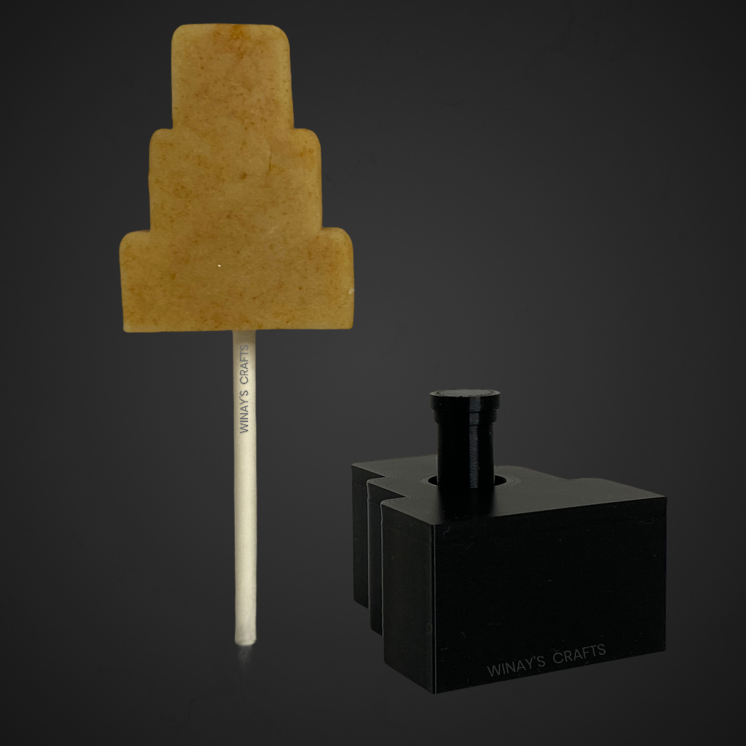Tiered Cake v1 - Cake Pop Mold / Plunger - Made in USA