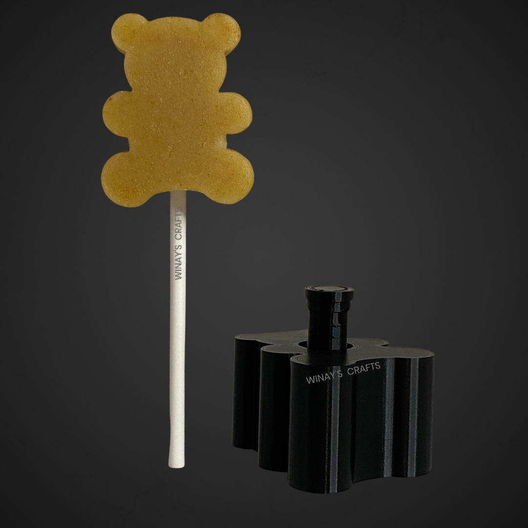 Baby Shower Bundle (Baby Bottle, Bodysuit, Mustache, Elephant, Rubber Ducky, Chubby Bear) - Cake Pop Mold / Plunger - Made in USA