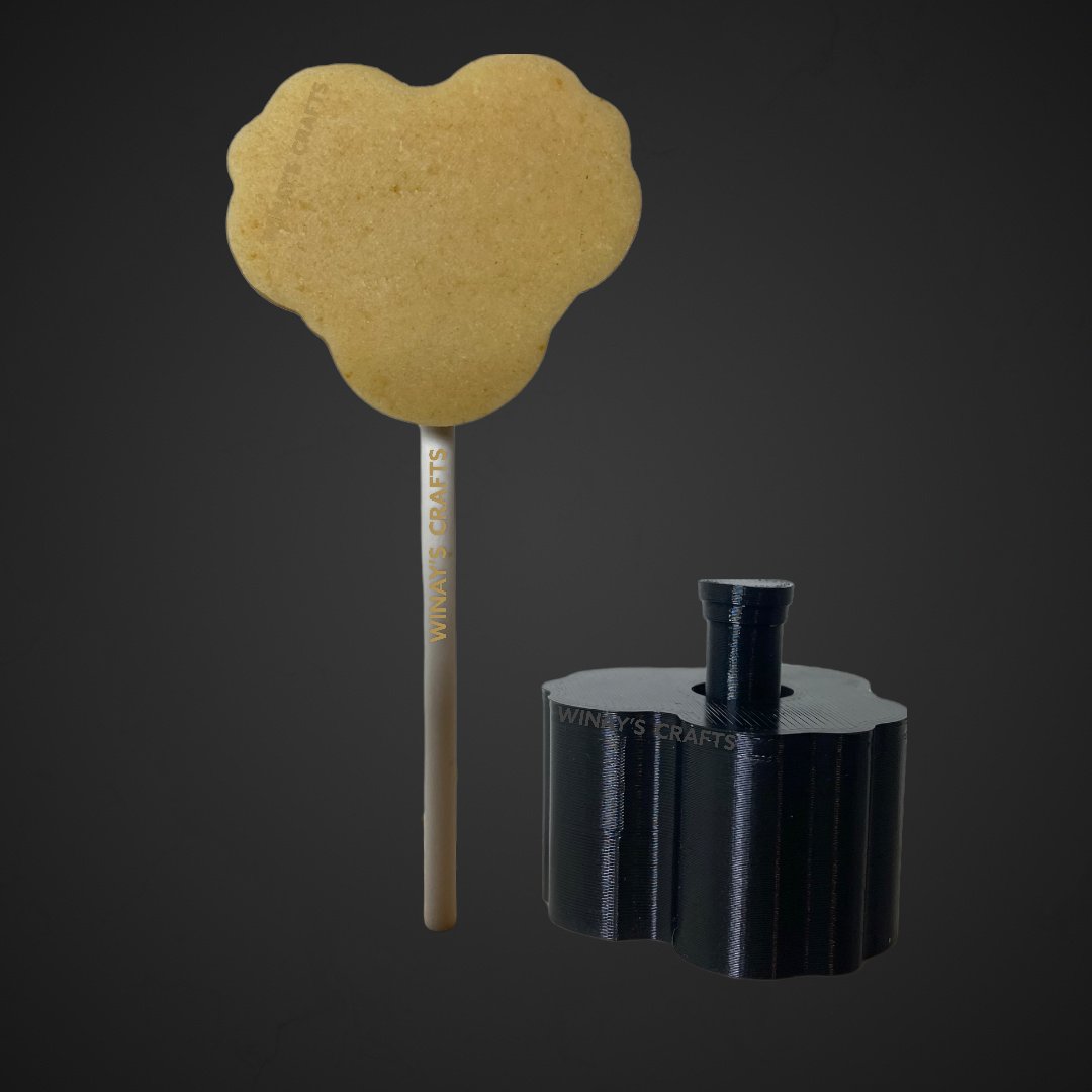 WITCH SISTERS BUNDLE (Red-Hair, Blond-Hair, Black-Hair and Cat Silhouette) - Cake Pop Mold / Plunger (With Lollipop Stick Guide Option) - Made in USA