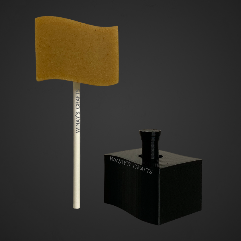 WAVING FLAG - Cake Pop Mold / Plunger - Made in USA