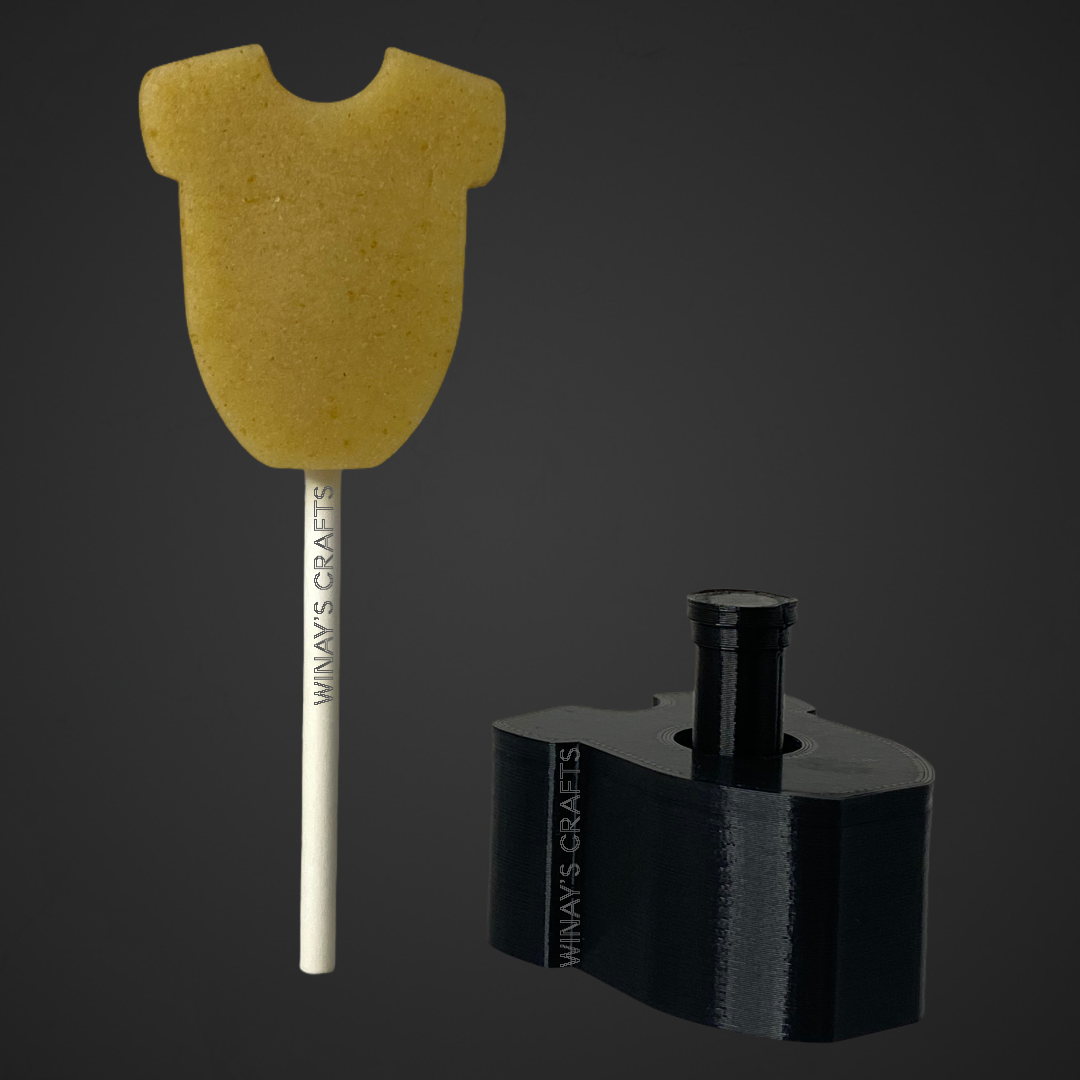 Baby Shower Bundle (Baby Bottle, Bodysuit, Mustache, Elephant, Rubber Ducky, Chubby Bear) - Cake Pop Mold / Plunger - Made in USA