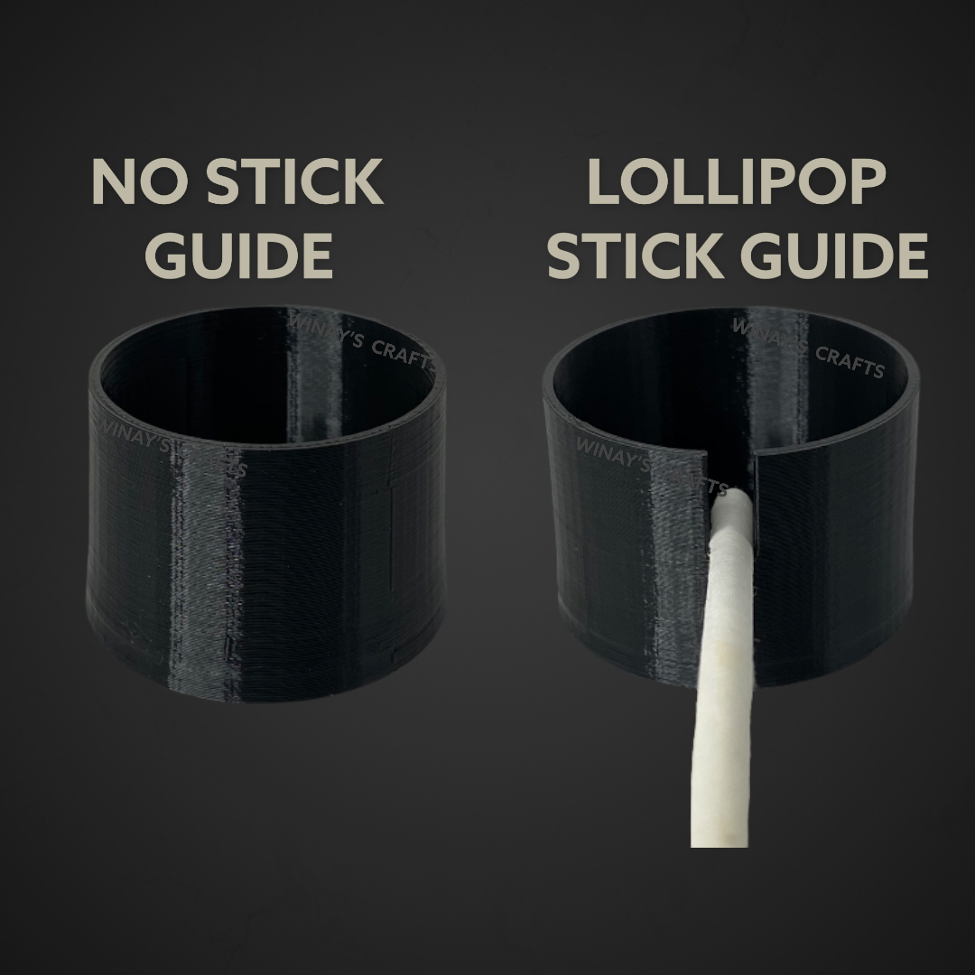 BLACK-HAIR WITCH - Cake Pop Mold / Plunger (With Lollipop Stick Guide Option) - Made in USA