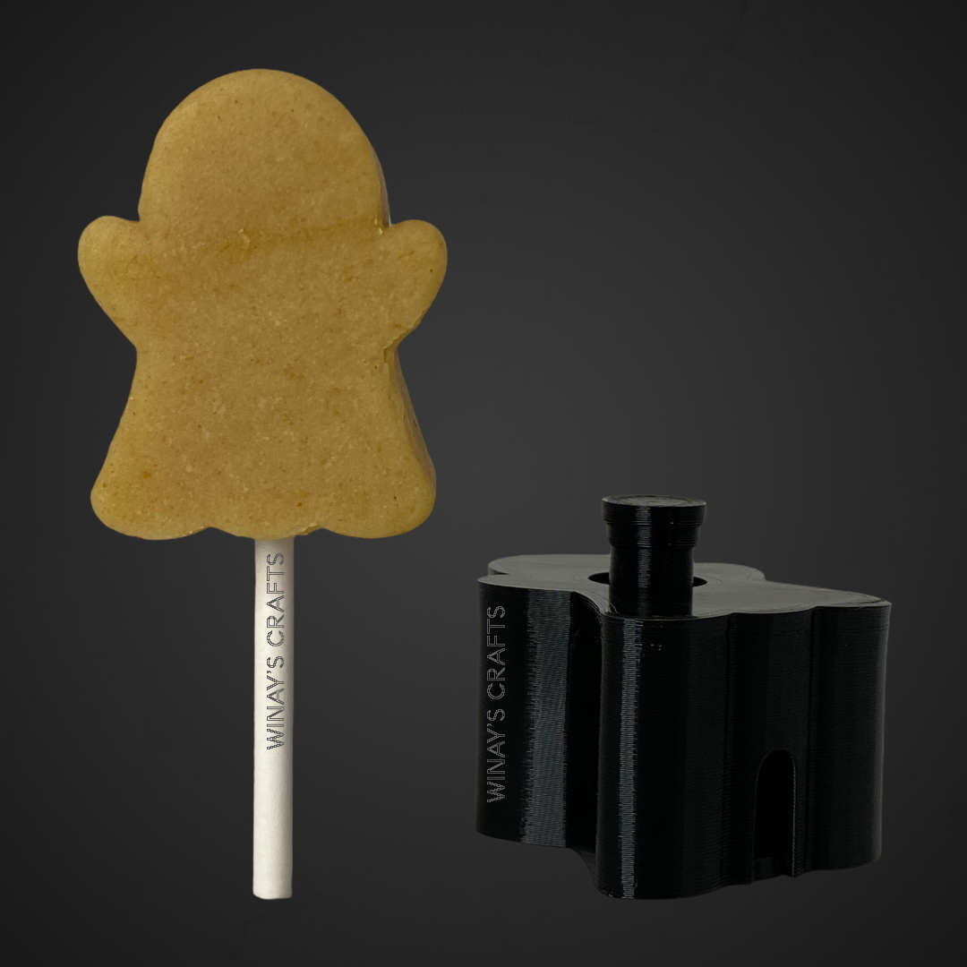 Halloween Bundle 2.0 (Coffin, Cobweb / Sun, Tombstone, Witch Hat, Friendly Ghost, Candy Corn, Pumpkin, Skull) - Cake Pop Mold / Plunger - Made in USA