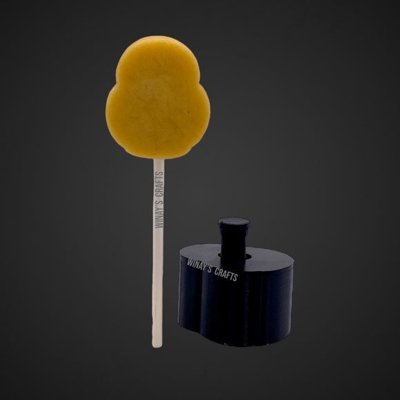 Cake Pop Mold / Plunger PUMPKIN BASKET - (With Lollipop Stick, Paper Straw or Popsicle Stick Guide Options) - Made in USA