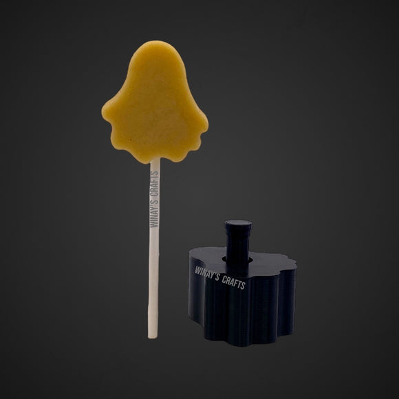 GHOST 3.0 - Cake Pop Mold / Plunger (With Lollipop Stick, Paper Straw or Popsicle Stick Guide Options) - Made in USA