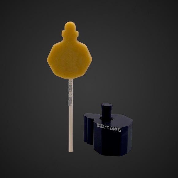 POTION BOTTLE 4 - Cake Pop Mold / Plunger (With Lollipop Stick or Paper Straw Guide Options) - Made in USA