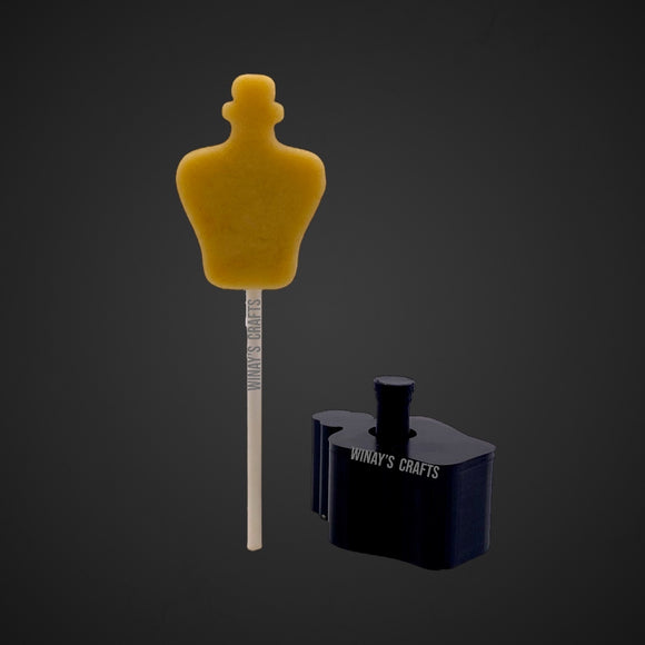 POTION BOTTLE 1- Cake Pop Mold / Plunger (With Lollipop Stick or Paper Straw Guide Options) - Made in USA
