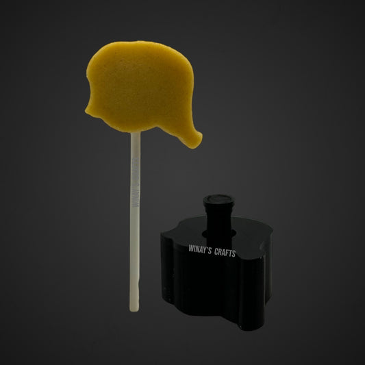 Cake Pop Mold / Plunger DISGUSTED - EMOTIONS MOVIE (With Lollipop Stick or Paper Straw Guide Options) - Made in USA