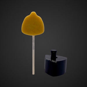 Cake Pop Mold / Plunger PUMPKIN CANDY - (With Lollipop Stick, Paper Straw or Popsicle Stick Guide Options) - Made in USA