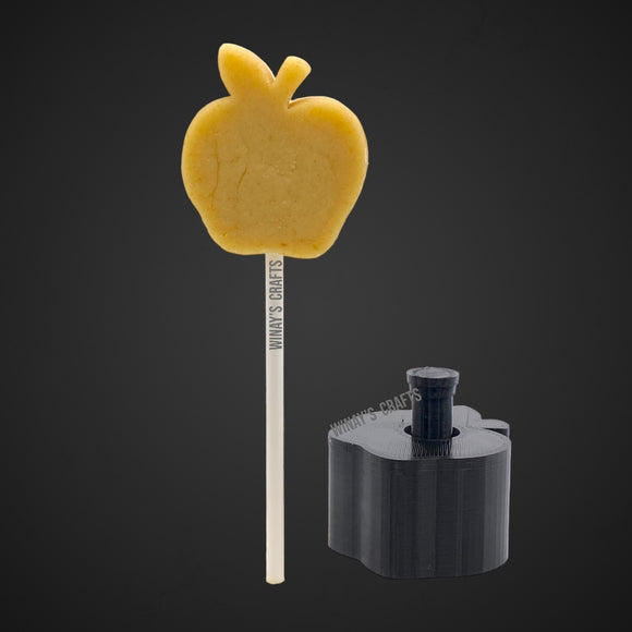 Cake Pop Mold / Plunger APPLE 2.0 (With Lollipop Stick Guide Option) - Made in USA