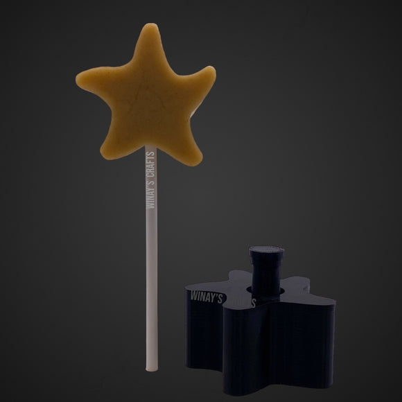 Cake Pop Mold / Plunger STARFISH (With Lollipop Stick Guide Option) - Made in USA