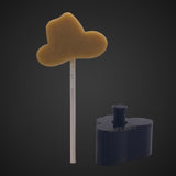 Cake Pop Mold / Plunger COWGIRL HAT (With Lollipop Stick Guide Option) - Made in USA