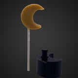 Cake Pop Mold / Plunger MOON (CRESCENT) (With Lollipop Stick Guide Option) - Made in USA