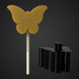 BUTTERFLY - Cake Pop Mold / Plunger (With Lollipop Stick, Paper Straw or Popsicle Stick Guide Options) - Made in USA