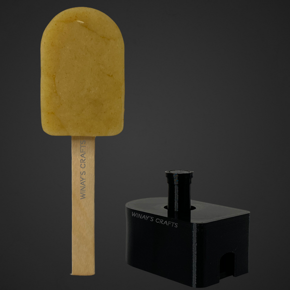 POPSICLE (BAR) - Cake Pop Mold / Plunger (With Lollipop Stick, Paper Straw or Popsicle Stick Guide Options) - Made in USA