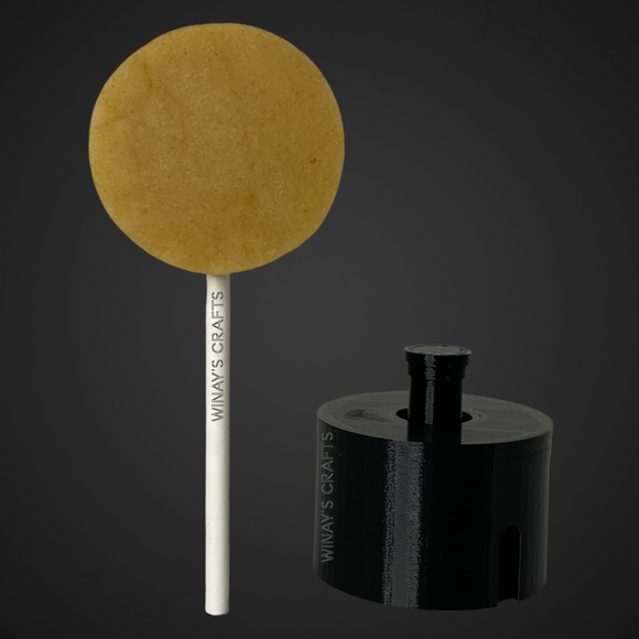 ROUND/CIRCLE - Cake Pop Mold / Plunger (With Lollipop Stick, Paper Straw or Popsicle Stick Guide Options) - Made in USA