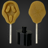 SCREAM MASK - Cake Pop Mold / Plunger (With Lollipop Stick, Paper Straw or Popsicle Stick Guide Options) - Made in USA