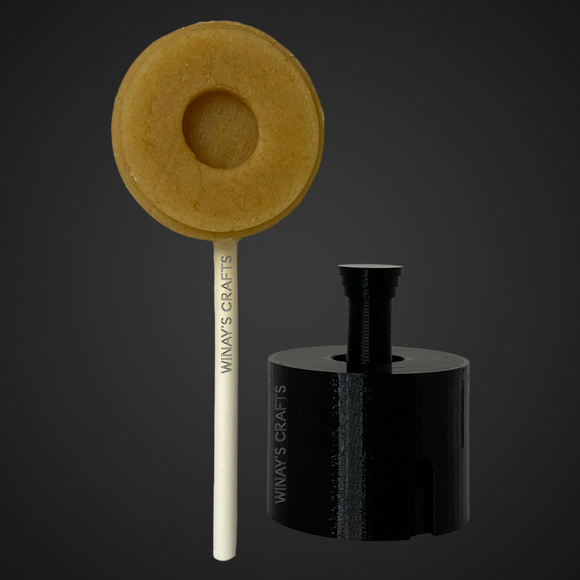 Letter O - Cake Pop Mold / Plunger (With Lollipop Stick, Paper Straw or Popsicle Stick Guide Options) - Made in USA