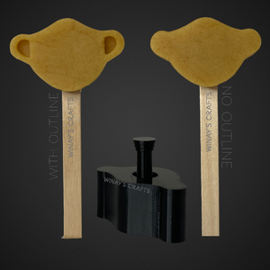 MASK - Cake Pop Mold / Plunger (With Lollipop Stick, Paper Straw or Popsicle Stick Guide Options) - Made in USA
