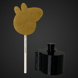 PIG - Cake Pop Mold / Plunger (With Lollipop Stick, Paper Straw or Popsicle Stick Guide Options) - Made in USA