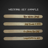 CUSTOMIZED Wood Popsicle Sticks- Set of 1000 Pieces
