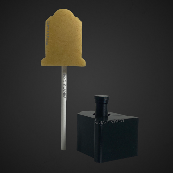 TOMBSTONE / GRAVESTONE - Cake Pop Mold / Plunger (With Lollipop Stick, Paper Straw or Popsicle Stick Guide Options) - Made in USA