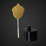Cake Pop Mold / Plunger ACORN (With Lollipop Stick, Paper Straw or Popsicle Stick Guide Options) - Made in USA