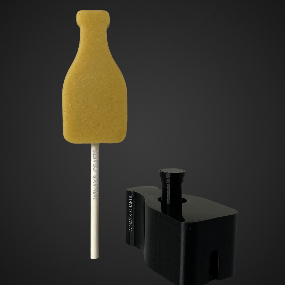 CHAMPAGNE - Cake Pop Mold / Plunger (With Lollipop Stick, Paper Straw or Popsicle Stick Guide Options) - Made in USA