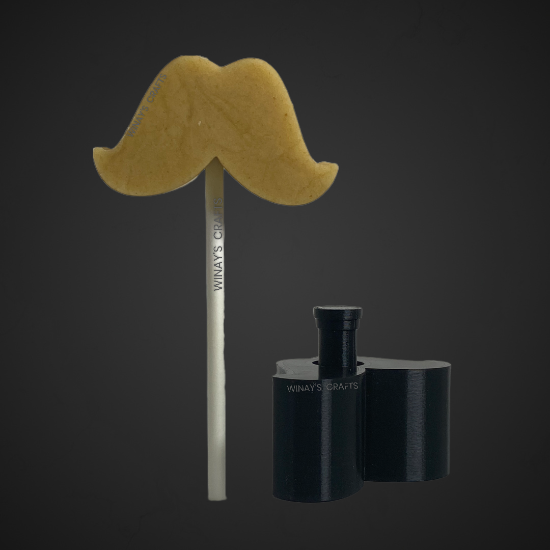 MUSTACHE - Cake Pop Mold / Plunger