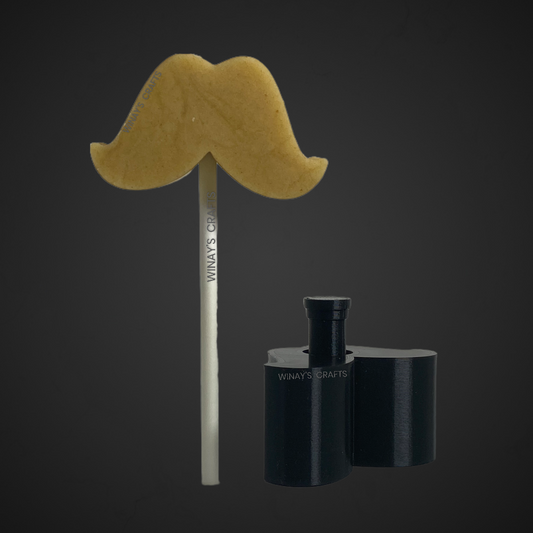 MUSTACHE - Cake Pop Mold / Plunger